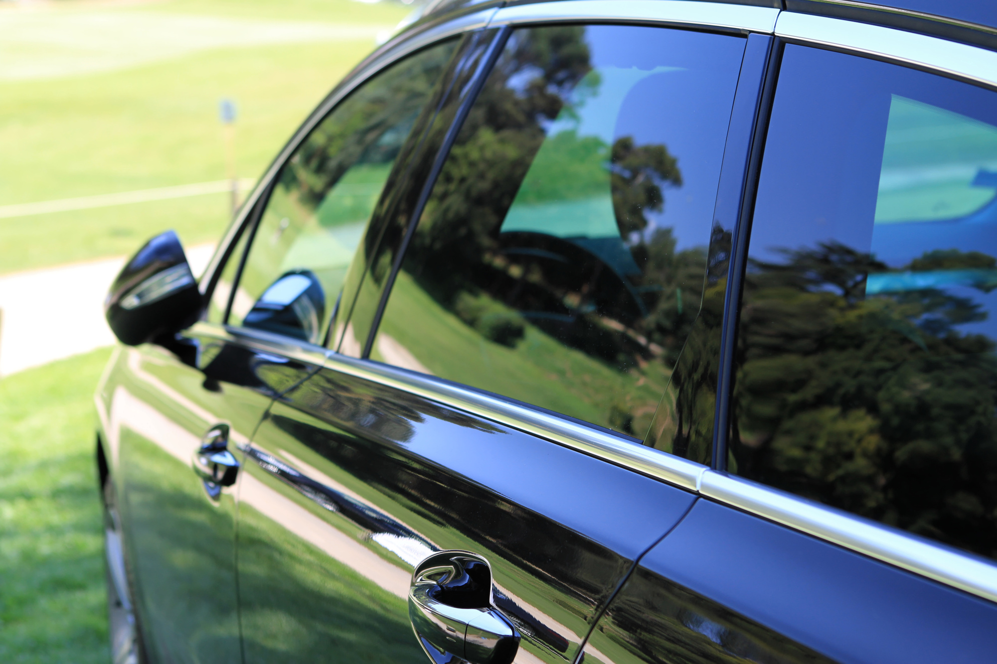 Car in Glass